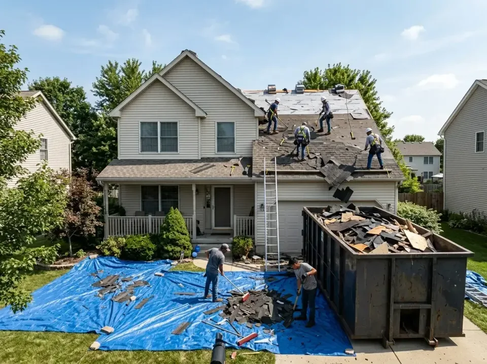 roof-replacement-debris-remova-004 — frequently asked questions, Cheapest Dumpster Rentals in Green Cove Springs, FL